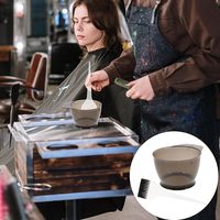 Ensemble de brosse et de bol pour la coloration des cheveux en plastique de haute qualité, avec protège-oreilles, logo personnalisé, mélangeur de teinture pour cheveux, accessoires de coiffure pour salon
