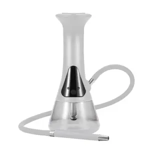 Trong kho mới nâng cấp LED bảng điều chỉnh kim loại cao cấp điện tử Shisha hookah biểu tượng tùy chỉnh điện hookah Kit