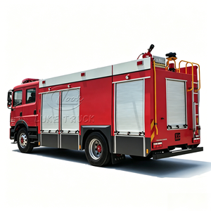 Camion de pompiers à 6 roues 4x2 de 7 tonnes avec réservoir d'eau de 7000 L, équipement de lutte contre les incendies pour la station de pompiers, sauvetage d'urgence - Product Image 1