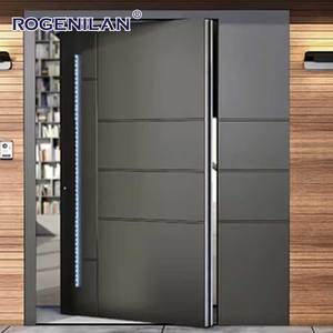 Porte en fonte d'aluminium antidéflagrante avec fonction antivol Conception chinoise Portes d'entrée extérieures étanches pour villa et maison - Product Image 1