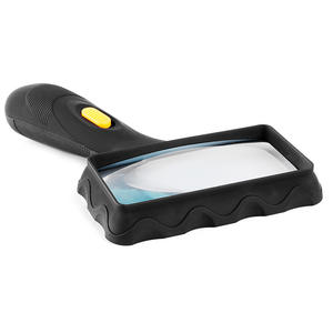 2.5x LED rettangolare Di Plastica lente di ingrandimento lente di ingrandimento lampada piazza lentes <span class=keywords><strong>lupa</strong></span> led - Product Image 3