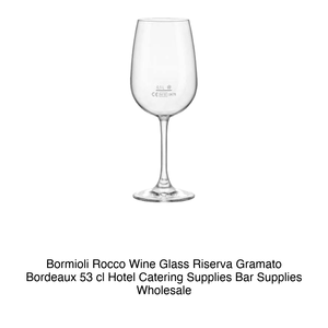 Verre à vin Gramato Bordeaux Reserve 53 cl Bormioli Rocco H 23,3 cm Ø 6,7 cm - Product Image 2