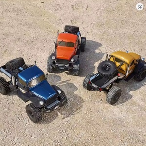 Camion tout-terrain 4x4 FMS Atlas 1/10, voiture RC 4WD RS, camion de simulation, émetteur 2,4 GHz, modèle de voiture télécommandée électrique - Product Image 2