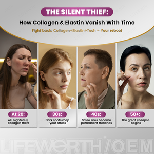 Cápsulas de Colágeno sin Sabor, Péptidos de Proteína Hidrolizada Multitipo, Ácido Hialurónico, Vitamina C, para Aclarar la Piel, para Adultos - Product Image 4