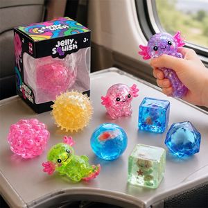 Sparkling Water Squishies Cute Sea Friends Bubble Texture Heart Gem Egg Hand Relief Kids Prize Gift Assortment - Product Image 4