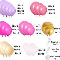 Muttertags-Latexballon-Bogen 170 Stück Beste Mama Alles Gute zum Muttertag Dekorationen Ballongirlanden-Set