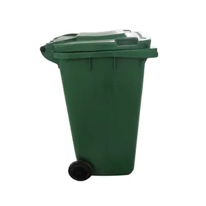 Mülleimer Kunststoff Mobile Müll container Mülleimer Zwei Räder 240 Liter Abfall behälter