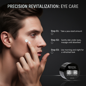 Crème Coréenne Hydratante Anti-rides et Raffermissante pour Hommes, Élimination des Cernes, Restauration de la Peau Sous les Yeux, Marque Privée - Product Image 5