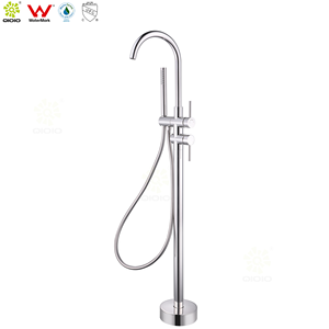 Marca de agua 304ss Gun metal Grifo de bañera de pie inox <span class=keywords><strong>Ducha</strong></span> de mano - Product Image 5