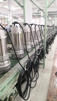 POMPE DE DRAINAGE EN ACIER INOXYDABLE 4 "2.2KW 3HP POMPE SUBMERSIBLE pour l'irrigation agricole Drainage
