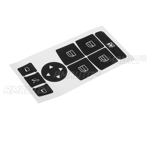 1 Kit de réparation de boutons de commande de lève-vitre pour Mercedes-Benz 2007-2014, autocollants décoratifs pour réparer les boutons défectueux - Product Image 3
