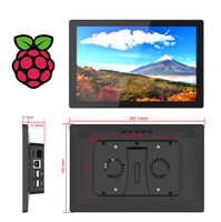 Écran tactile Raspberry Pi de 10.1 pouces Écran secondaire d'ordinateur de programmation capacitive Portable Raspberry Pi intégré