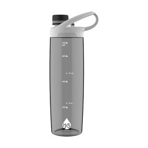 Nuovi fornitori alla moda bottiglia d'acqua in plastica trasparente a prova di perdita colorata grande portatile stampata di marca - Product Image 1