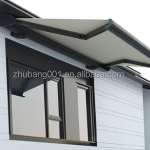 Auvent motorisé à cassette complète haut de gamme pour l'extérieur, bras repliable, couverture de terrasse rétractable, télécommande électrique, alliage d'aluminium - Product Image 3