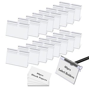 Factory Wholesale HOOKEI Brand <b>Plastic</b> Price Tag Holder Clear Hanging Data <b>Strip</b> Custom Logo Model Xu 0.5-1.2mm Thickness for - Product Image 4