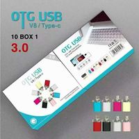 Adaptateur USB 3.0 vers Type C OTG avec indicateur LED, mini convertisseur USB C pour tablette, PC portable, transfert de données, charge