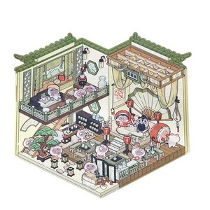 Simpatici adesivi decorativi fai da te Per manuale scenico serie 3 Per confezione Organizer con 4 opzioni di cartoni animati e <span class=keywords><strong>Anime</strong></span> - Product Image 4