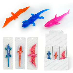 Jouet animal super extensible et collant personnalisé, lézard, requin, pterodactyle, jouet collant mural en TPR extensible - Product Image 6