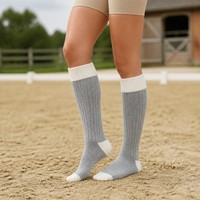 Chaussettes de sport unisexes à bout plat rembourré, livraison rapide, chaussettes de sport d'extérieur, chaussettes de compression pour l'équitation