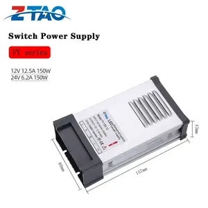 ZTAO 12v 150w açık yağmur geçirmez güç kaynağı Ac Dc yağmur geçirmez Led anahtarlama güç kaynağı