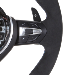 Volante de Fibra de Carbono Real con Revestimiento de Alcántara para <span class=keywords><strong>BMW</strong></span> E46 M3 <span class=keywords><strong>2021</strong></span>, de Antiguo a Nuevo - Product Image 5