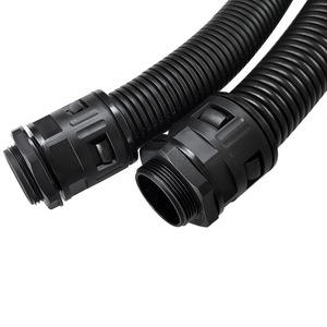 Raccord de tuyau ondulé en plastique CHBASL 1/2 po, connecteur de compression droit étanche pour filetage de câbles - Product Image 1