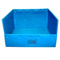 Boîtes et bacs de rangement en plastique pliables en polypropylène ondulé Corflute pour entrepôt Coroplast, présentoir de rayonnage, Corriboard creux