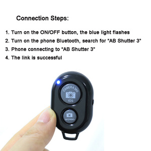 Điều Khiển Từ Xa Không Dây Nhiều Màu Màn Trập <span class=keywords><strong>Bluetooth</strong></span> Hai Nút Kích Hoạt Để Chụp Ảnh Selfie Chân Dung Chụp Ảnh Selfie Stick - Product Image 3
