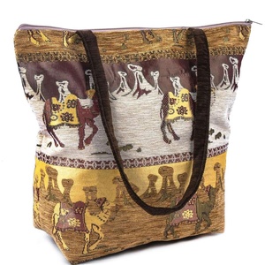 Sac de plage à motifs de chameau, style arabe, Souvenir de turquie - Product Image 1