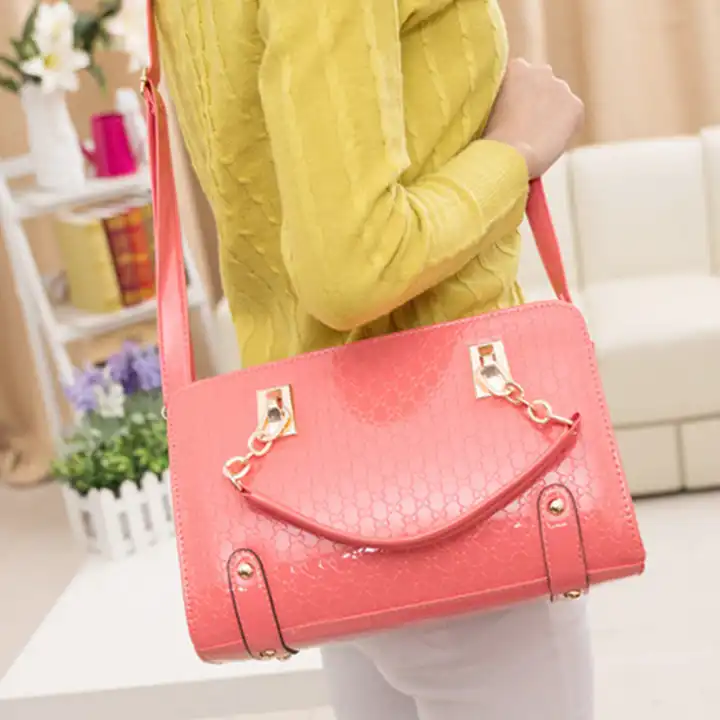 Fashion Women's Bag 2022 Trend Female Bags For Women Bright Pink