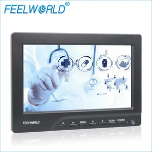 FEELWORLD 7 인치 1080 마력 TFT LCD 자동차 Tv lcd 광고 플레이어 머리 받침 터치 모니터