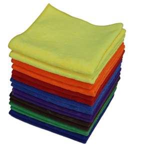 Toallas de microfibra de nailon 85% poliéster 15% Premium para coches, trapos de limpieza absorbentes de secado rápido, toallas de tienda de 400gsm para el hogar - Product Image 4