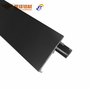 <span class=keywords><strong>Corniche</strong></span> en aluminium noir et blanc Style de conception simple <span class=keywords><strong>Plafond</strong></span> et boîte cachée murale <span class=keywords><strong>Rideau</strong></span> Pelmet Matériau métallique - Product Image 3