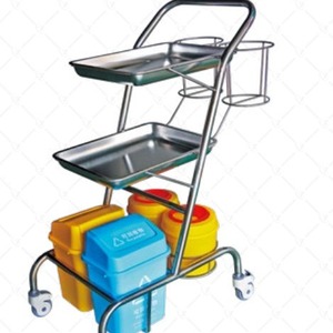 Xin Yuchen Endoscope Trolley 600x800x460mm Stainless Steel Medical Instrument <b>Cart</b> For Gastrointestinal Use - Product Image 3