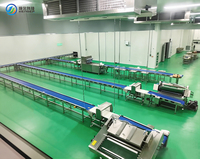 304 roestvrijstalen industriële saladekool was-, droog-, snij- en verpakkingslijn voor groenteproductie met CE-certificering