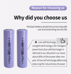 Tùy chỉnh 7.4V 2600mAh pin lithium 18650 3.7V/12V/14.4V/14.8V/24V/48V 100AH/300ah/400ah/200AH pin lithium - Product Image 6