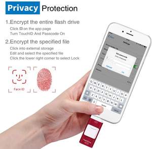 Text me-clé USB OTG personnalisée 3 en 1, support à mémoire de 128 go, lecteur Flash avec stockage <span class=keywords><strong>externe</strong></span>, Compatible avec téléphone, iPad, Android et <span class=keywords><strong>PC</strong></span> - Product Image 4