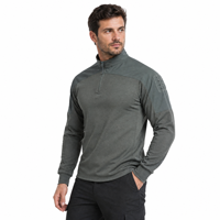 Chemise tactique à manches longues pour homme, uniforme de travail sur le terrain résistant aux déchirures, possibilité d'ajouter un LOGO personnalisé