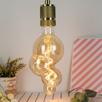 Bulle Lampe Ampoule Électrolytique Or Ambiant Lampe Savon Bulle Dimmable LED Filament Lumière Décoratif Bar Raisin Lustre