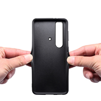 Étui de téléphone Denior OEM/ODM en similicuir PU texturé litchi, gaufré, anti-traces de doigts, design de luxe, compatible avec la charge sans fil