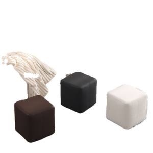 Square <b>Stool</b> Upholstered Soft Modern Minimalist Design Living Room Coffee Table Footstool Home Ottoman For <b>Children</b> And Adults - Product Image 5