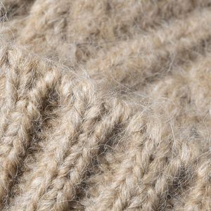 High Quality Custom 100% Wool Gray <b>Beanie</b> <b>Hats</b> in Bulk Soft Winter Warm Knitted <b>Hat</b> Thick Woman <b>Beanies</b> Vintage - Product Image 3