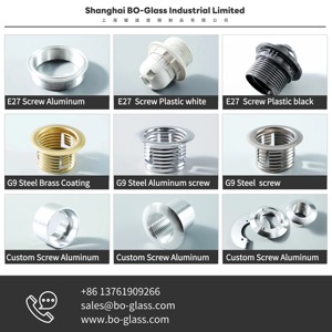 Современный корпус лампы BO-GLASS из высококачественного боросиликатного стекла ручной выдувки, матовая поверхность, для декоративного освещения на вечеринках, под LED-лампы с винтовым креплением - Product Image 6