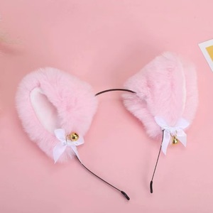 Fascia per Capelli con Orecchie di <span class=keywords><strong>Gatto</strong></span> e Volpe in Peluche, Accessorio Decorativo per Halloween e Natale - Product Image 6
