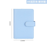 Carnet à feuilles mobiles A5A6 en PU avec boucle magnétique, classeur de bureau professionnel, entreprise, logo personnalisé, promotion en gros