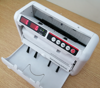 Mini machine de comptage de billets portable à LED, compteur de billets pour plusieurs devises