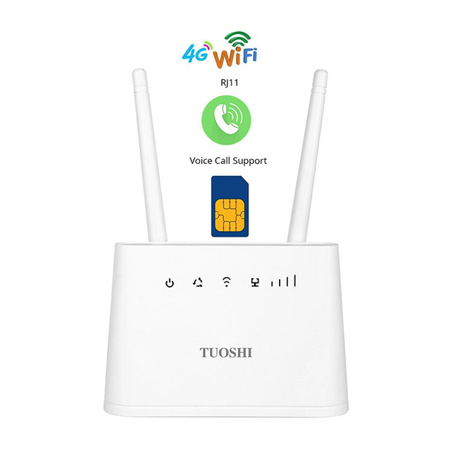 New Arrivals LT310C VoLTE Router 4g Router With Sim Card RJ11 Voice Call 300Mbps 4g Router Wifi