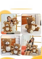 Ours en peluche mignon de 30-50 cm, super doux, en coton PP, confortable, jouet anti-stress, cadeau d'anniversaire pour enfants