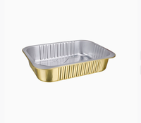 Plateau de cuisson carré jetable rectangulaire et en forme de coeur en aluminium Casseroles Plaque en plastique PP avec un design élégant en forme de coeur
