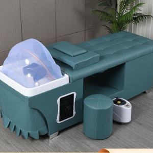Chaise de massage pour le lavage des cheveux, professionnelle pour salon, lit de shampooing avec thérapie de l'eau pour la tête - Product Image 4